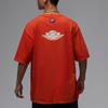 Nike Sports Casual Pullover Short Sleeve College Style Round Neck Breathable Raglan Sleeve T-Shirt Men T-Shirts Red IB3131-673