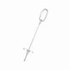 2pcs Stainless Steel Bird Treat Skewer Hanging Design Bird Food Holder  Bird Cage Use