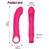 Dildo Vibrator Adult Supplies G Spot Vagina Massager AV Wand Anal Wand Orgasm Soft Silicone Clit Stimulator Female Masturbator Adult Sex Toy for Woman