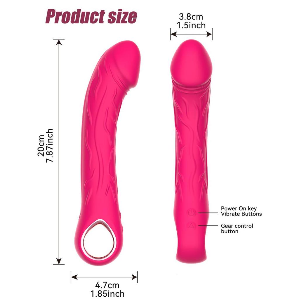 Dildo Vibrator Adult Supplies G Spot Vagina Massager AV Wand Anal Wand Orgasm Soft Silicone Clit Stimulator Female Masturbator Adult Sex Toy for Woman