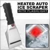 Compact 12V Car Heated Snow Shovel - Multifunctional Winter De-icing Tool