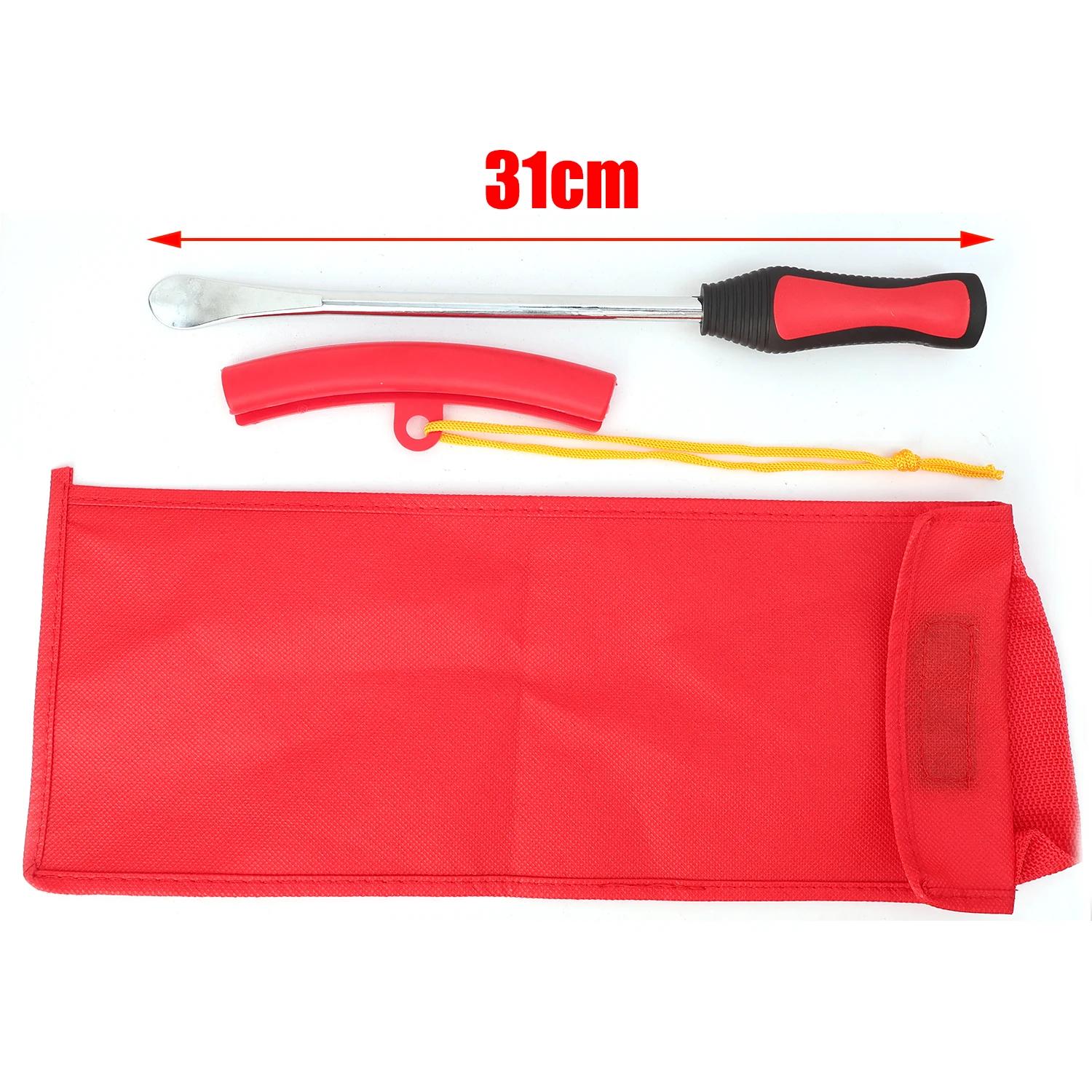 

Motorcycle Tire Lever Spoon Tool Kit Steel Easy To Hold Tire Changing High Strength Efficient Removal Repairing Tools