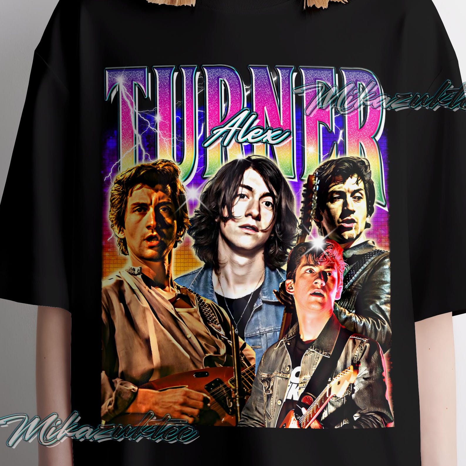 Alex Turner Retro Vintage Style Graphic T-Shirt L