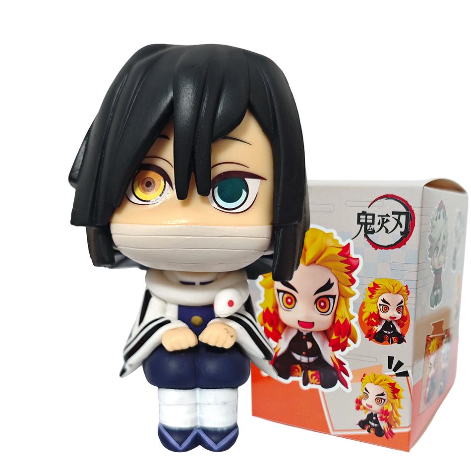 10cm Japan Anime LK Mitsuri Kanroji Sanemi Shinazugawa Giyuu Tomioka Muichiro Tokito Figure Toys for Xmas Gifts