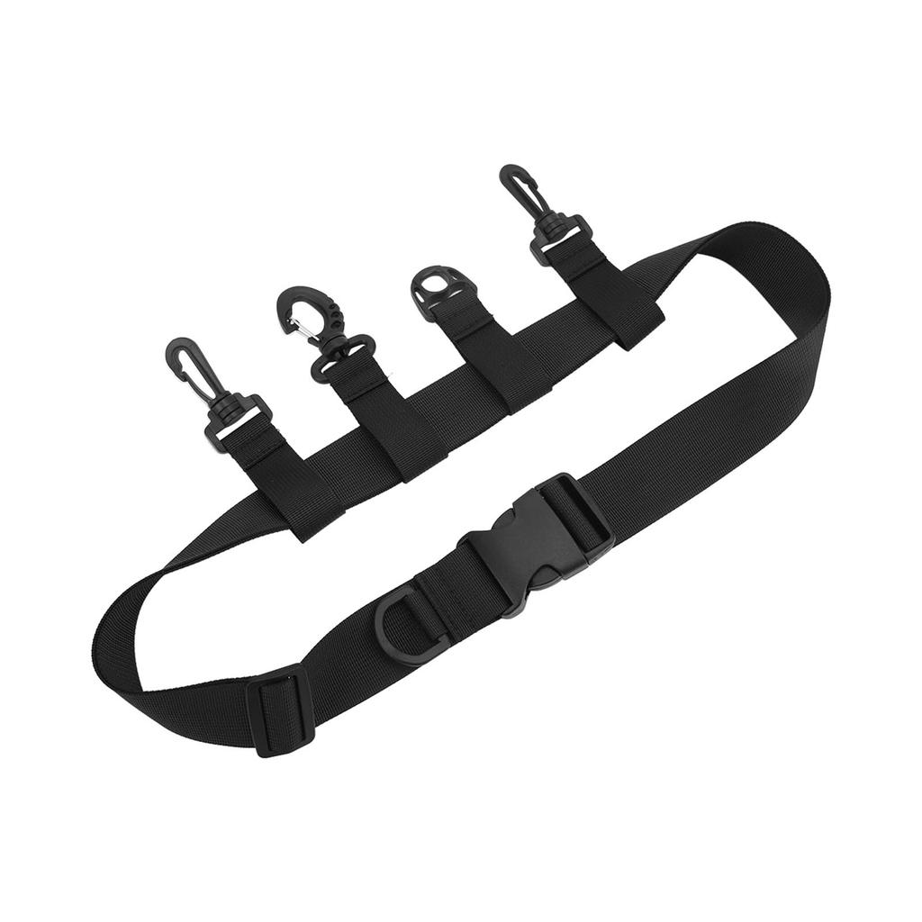 Buy Adjustable Fishing Belt Rod Holder Wading Waist Nylon Belt for