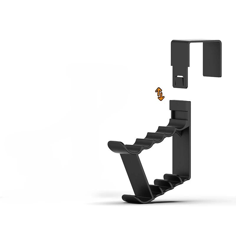 

Крючки для вешалок над дверью - сверхпрочный съемный пластиковый крючок над дверью для подвешивания одежды, полотенец, халатов, шляп, сумок чёрный