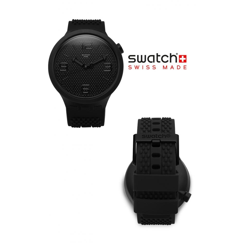 Swatch Men S Urethane Watch Bbblack