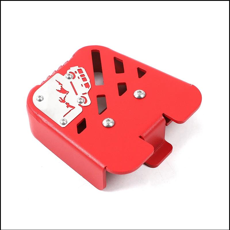 For Land Rover Defender 90/110/130 -2025 Carbon Steel Car Rear Trailer Hook and Hook Top Foot Pedal Modification Accessories A-Red-1 Pcs