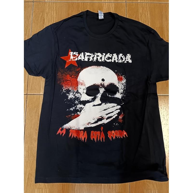Barricada "La Tierra Est Sorda" Album Cover T-Shirt - Iconic Print, Casual Round Neck Tee Suitable For - Wear & Fans (Machine Washable)