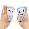 Teeth Shape Toy Slow Rising Stress Gift For Children Cute Cartoon Squishy Squish Antistress Kids Toys Dentist Gift