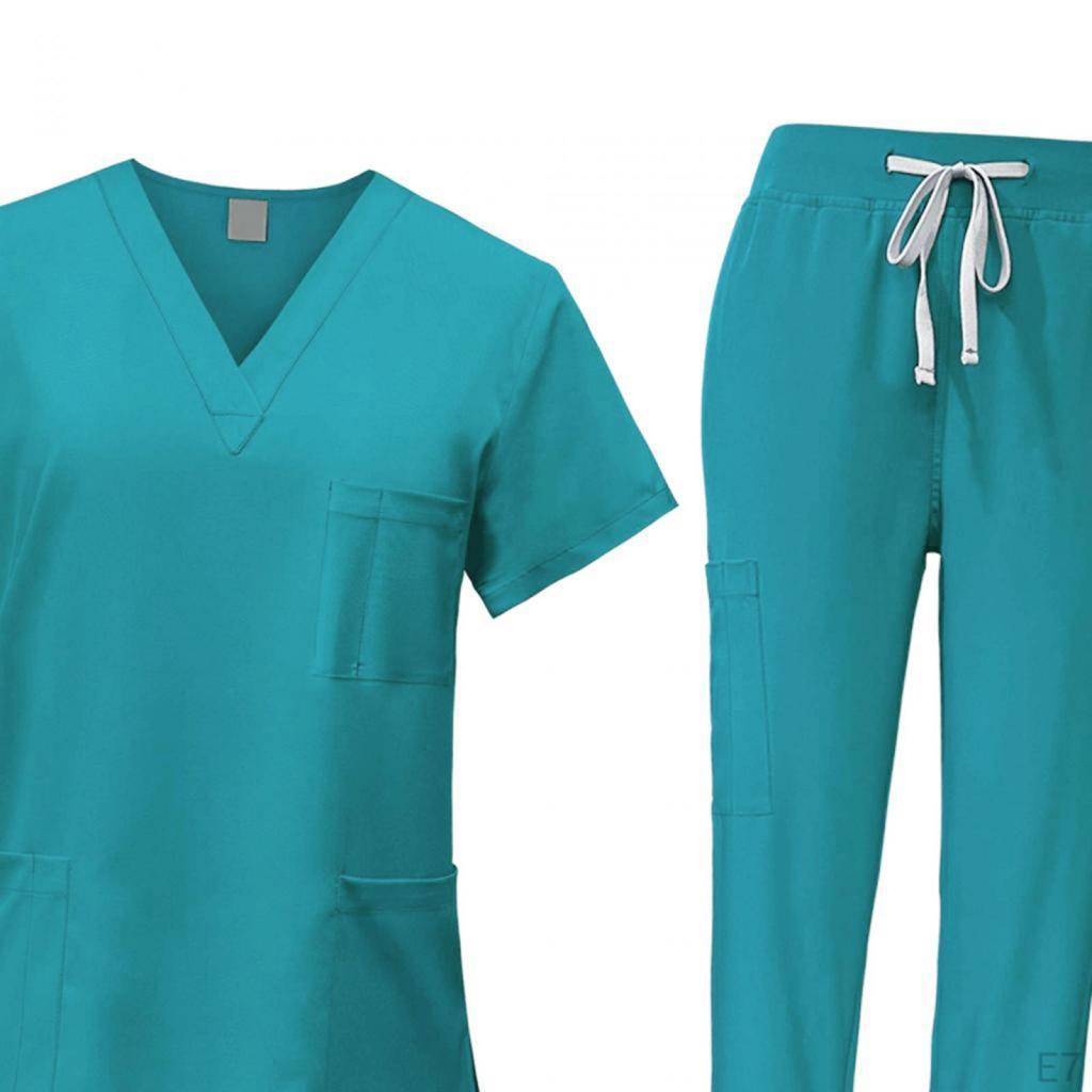 Pflege Peeling Set, Krankenschwester Arbeitskleidung, Arbeitskleidung, Oberteil und Hose für Spa Kosmetik