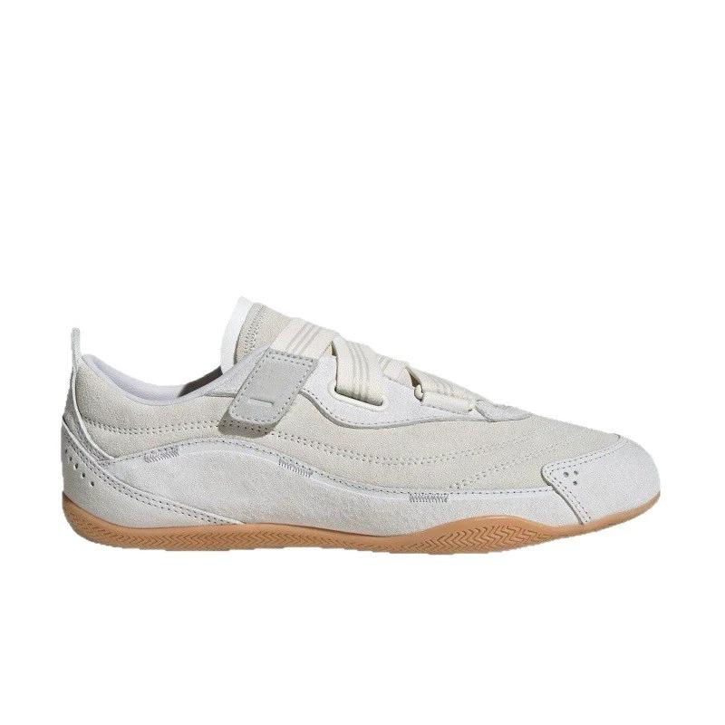 Rindslederversion der neuen Retro-Klettverschluss-Ballett-Damen-Freizeit-Sportschuhe