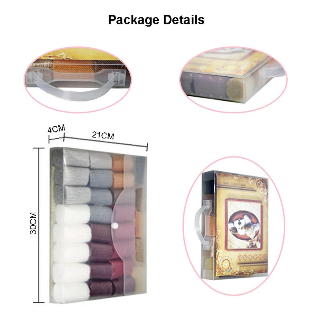 DIY Latch Hook Cushion Cover Set with Printed Canvas Rug Making Kit Needlepoint Craft for Home Decor