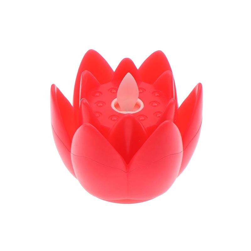 Lotus Lantern In Front Of The Temple Led Electronic Candle Lamp Buddhist Hall Lanterns Wishing Light Temple Festival Decoration