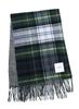 Green X Navy F Cashmere Checked Size Cashmere Scarf, Large, Thick, Pattern, Men's, 100, Long, Reversible, Scarf, Gift, C0021B-2