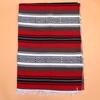 Mexican Blanket Red 130x180cm Thick Blended Serape Woven Throw for Yoga Camping Outdoor Car Sofa Mexican Blanket