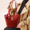 Red Bag, Wedding Bag for Women, Retro Handbag, Large-capacity Bride Bag, Gift, Suitable for Daily Use, Single-shoulder Underarm Bag