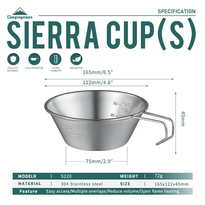 Durable Camping Plates and Bowls Set Camping Accessories Cookware Sets Foldable Camping Bowl With Handle