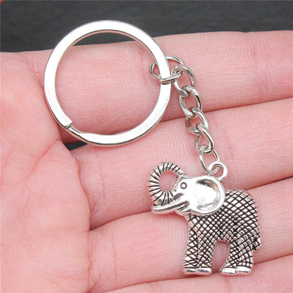 Big Elephant Animal Keychain for Women Best Seller Sweet Christmas Gift Streetwear Car Key Ring
