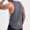 Men Gym Jogging Vest Tank Basketball Sport Wear Male Running Sleeveless Shirt Muscle Fit Top Training Outdoor Clothes Breathable