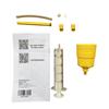 1 set kit di spurgo olio scala trasparente portatile comodo strumento di riempimento olio freno bicicletta accessorio bici