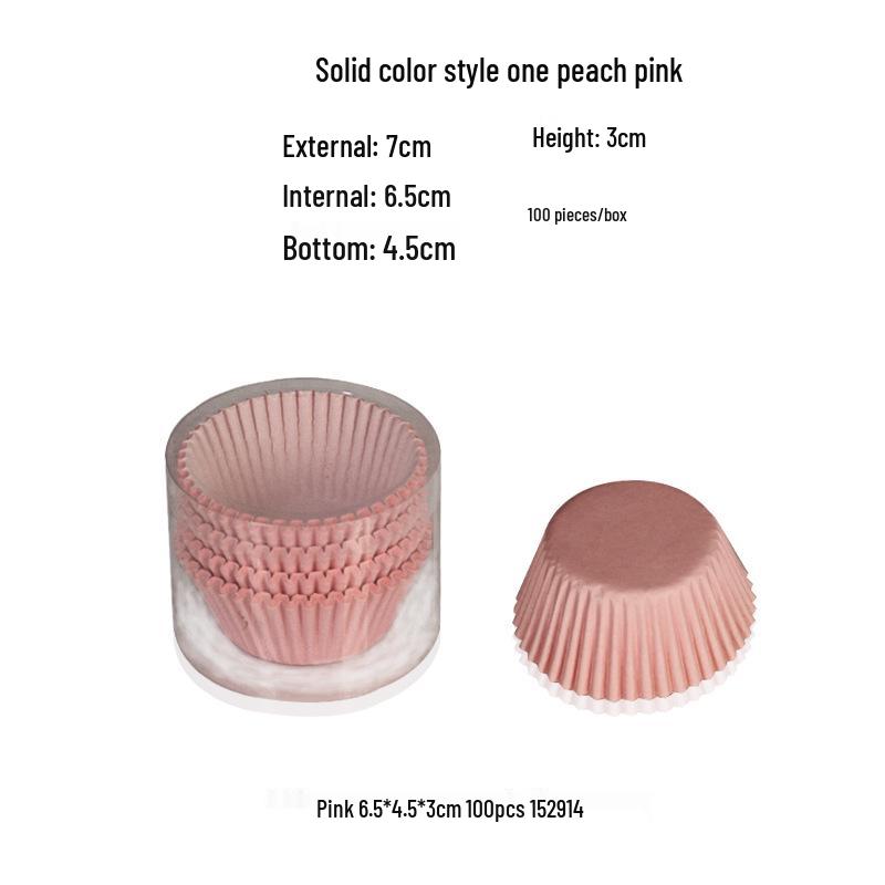 Heat-Resistant Crimped Cupcake Liners for Baking
