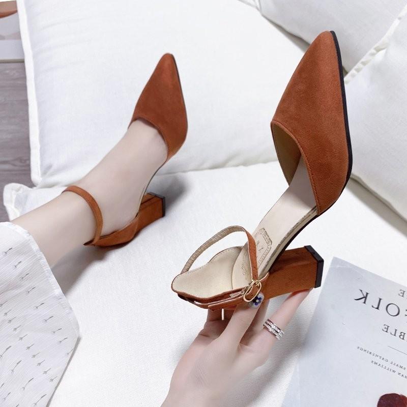 Pantofi de damă la ofertă Sandale de lux 2025 Modă de vară Vârf ascuțit Sandale cu toc pentru femei Confortabili și eleganți Pantofi de damă