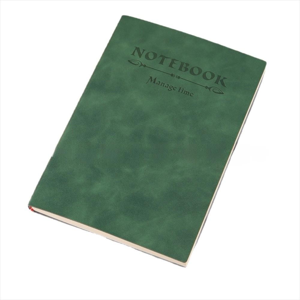Soft Business Memo Book Leather Surface Diary Notepad Thick Notebook Back To School