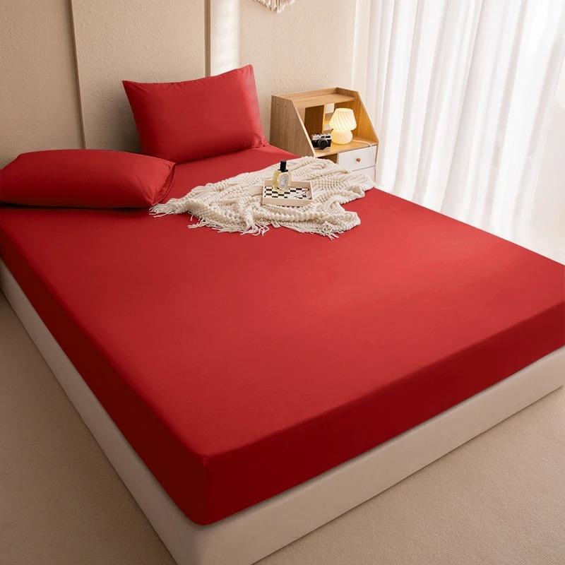 Protège-matelas 100% Imperméable Drap-housse pour Lit Réglable avec Bande Élastique Taille Simple Double King 140/160/180x200