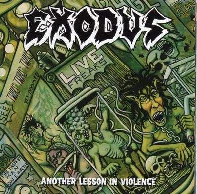 CD EXODUS  Another Lesson In Violence VICP60044PROMO CENTURY MEDIA 1997 Japan Metal Used