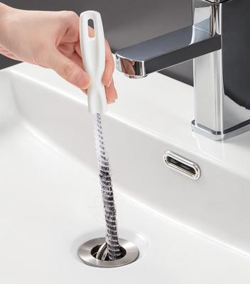 Pipe Dredging Brush Bathroom Hair Sewer Sink Cleaning Brush Drain Cleaner Flexible Cleaner Clog Plug Hole Remover Tool