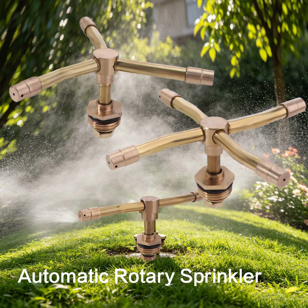 1/2 Inch Automatic Rotary Sprinkler 360 Degree Automatic Sprayer For Lawn Gardening Greenhouses