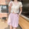 Suit Pants for Women In Summer Thin High Waist Large Size Women's Casual Wide-leg Five-point Shorts