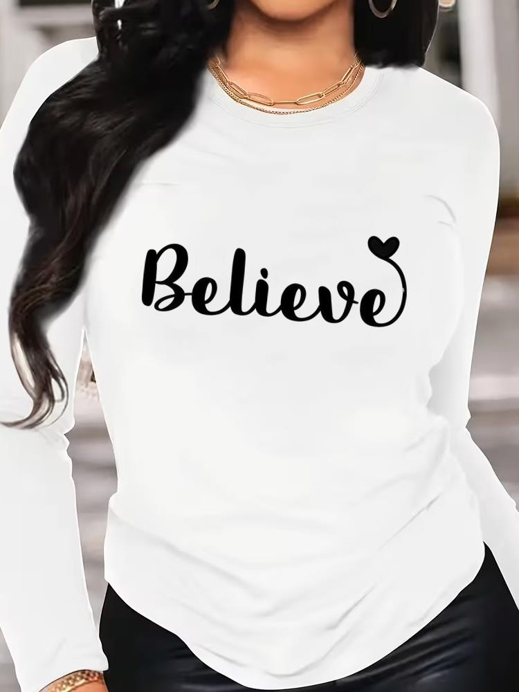 (Asian Size) T Shirt Tee Women Clothing Butterfly Cute Long Sleeve Print Autumn Winter Spring Casual Fashion Top O-neck Graphic T-shirts