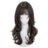 Parrucca Cosplay Stile Giapponese con Frangia Acconciatura Carina Lolita Stratificata Parrucche Capelli Lunghi Ricci Parrucca Festa