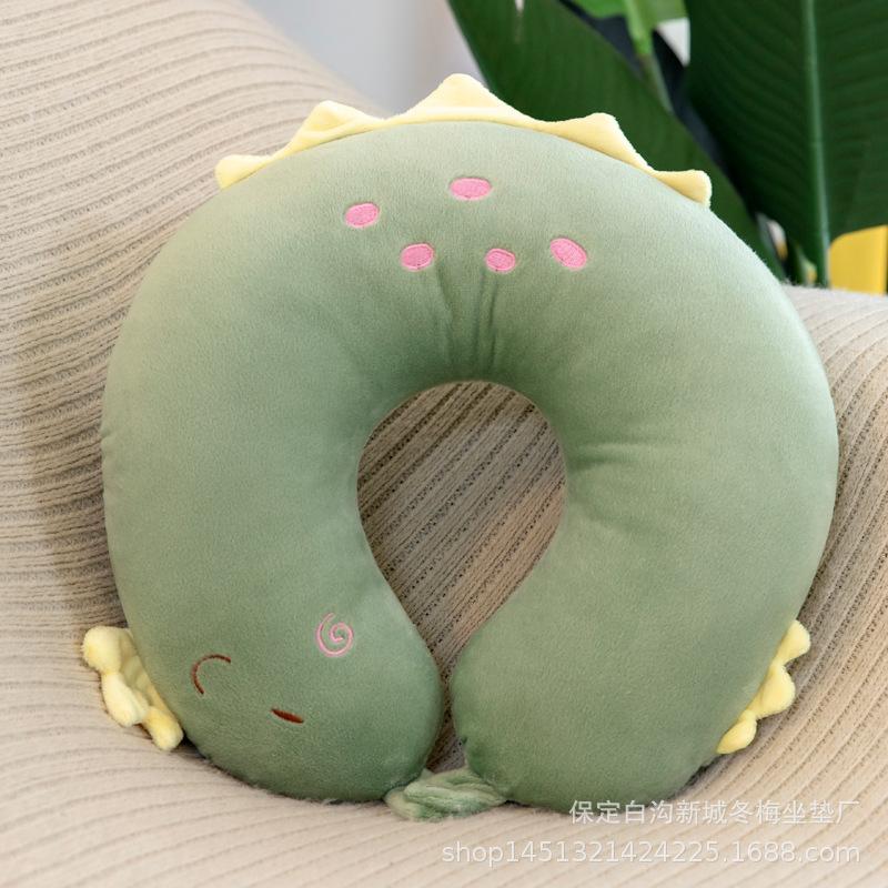 Cute Cartoon Neck Pillow Throw Pillow U-shaped Pillow Plush Toy Comfortable Nap Pillow