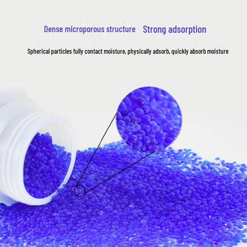 Color-Changing 500g Silicone Desiccant Beads for Moisture Protection In Industrial Hearing Aids – Blue To Orange