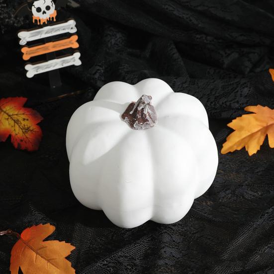 Craft Pumpkins for Parent Child Activities Thanksgiving Artificial Pumpkin Decoration, Farmhouse Harvest Season Fake Lightweight Vegetables