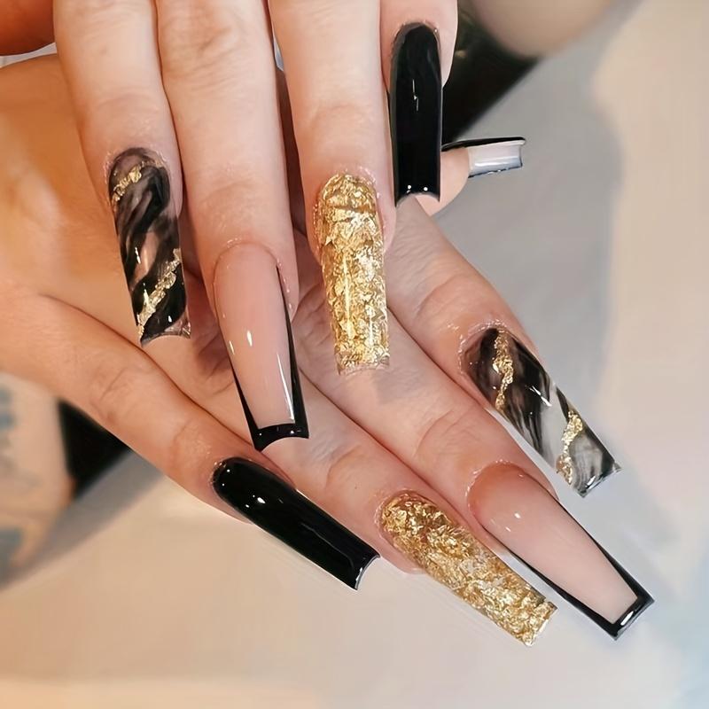 100pcs Golden Leaf Sheets High-Quality Imitation Golden Foil for Crafts, Home Decor, Painting, Furniture, and Nail Art