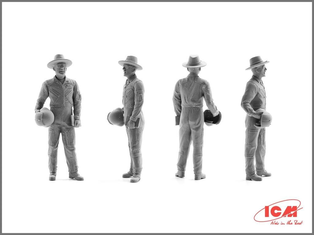 ICM Maßstab US Army Cobra mit Vietnamkrieg US Helikopterpilot Plastikmodellbausatz 32062 1/32 AH-1G