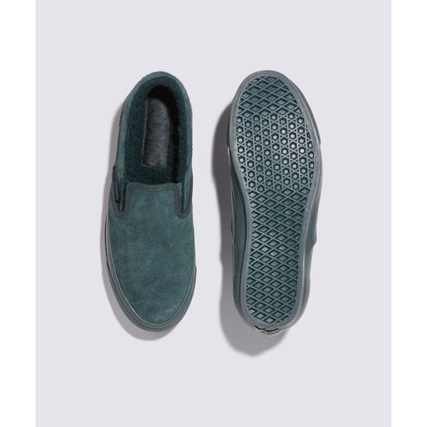 Vans Nazouvací série Pohodlné nízké skate boty Unisex tenisky Zelené VN000CWA2LN1