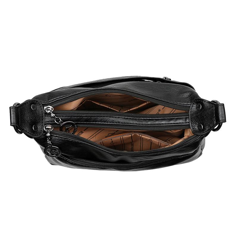 Women's Bag Soft Leather Mother Bag Shoulder Crossbody Bag