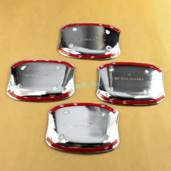 For 2018- Ford Expedition Chrome Door Handle Surrounds Protector Accessories