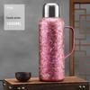 Premium Pure Titanium Double-Layer Insulated Kettle with Large Capacity, Titanium Alloy Inner Liner for Home Use and Stewing Tea.
