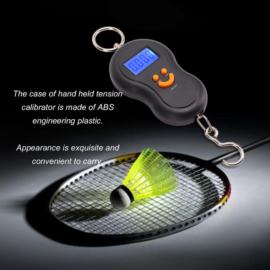Electronic Tension Calibrator with LCD Digital Display Shakeproof Tennis Badminton String Tools