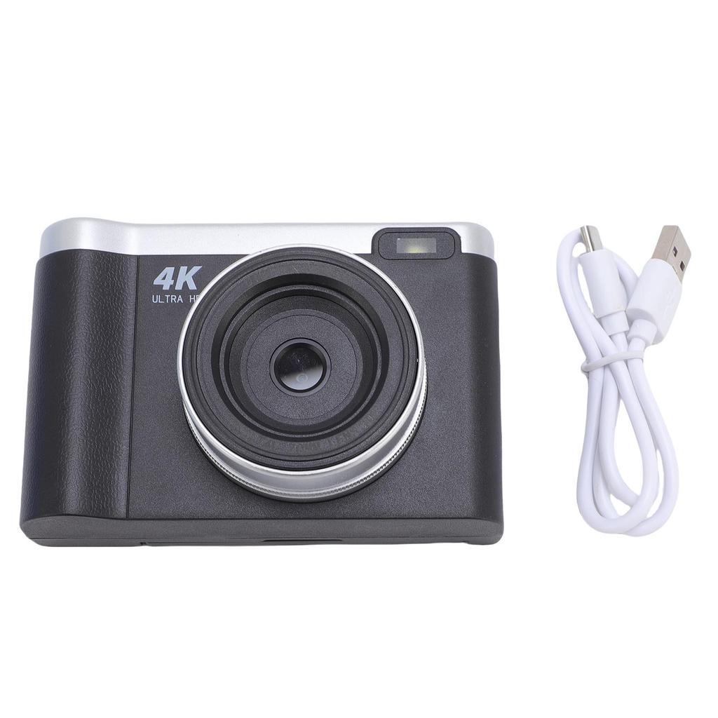 1080P 12MP Digital Camera Auto Focus Vlog Camera with 2.8 Inch 180 Degree Flip Screen 8X Digital Zoom Anti Shake for