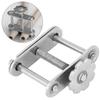 20pcs Iron Plated Water-Stop Clamp Rubber Tube Spiral Clamp Pipe Hose Fixing Clip
