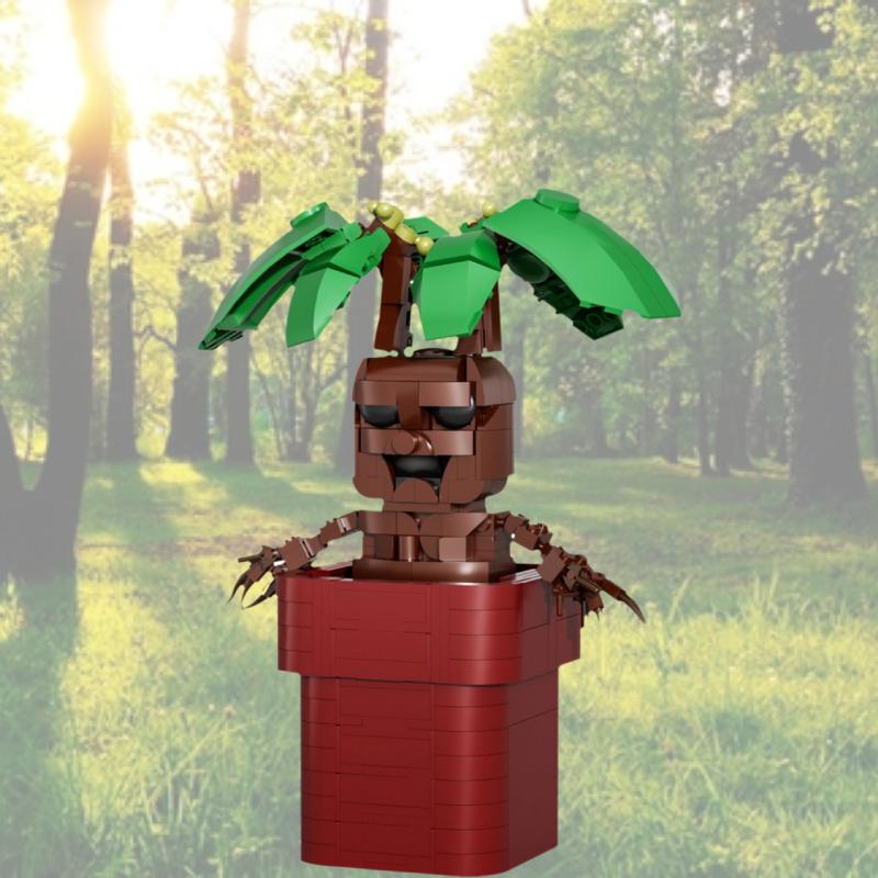 Potted Plant Mandrake Building Blocks Toys Model Diy Small Educational Grain