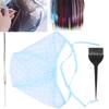 Hair Highlights Cap Set Reusable Highlight Cap with Hair Dyeing Brushes Hook Needle