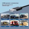 Air Vent 3 Speed 5V 1A Car Usb Cooling Fan 360 Degree Adjustable Air Outlet Car Fan 5-Blade Low Noise For Car Truck Suv Sedan